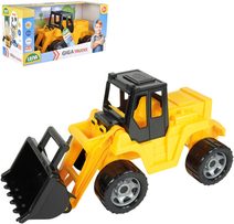 Giga Trucks auto nakladač 62cm žluto-černý bagr na písek plast