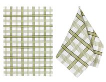 Kuchyňská utěrka 1 ks Zelená,Bílá 176B