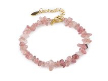 Náramek ze zlomků minerálů