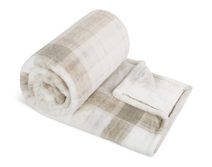 Přikrývka Korall Flutto jednolůžko Přírodní,Béžová,Šedá 7236/022