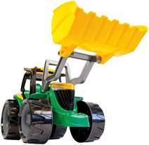 Nakladač žlutočerný Giga Trucks plast 62cm v krabici 70x35x29cm