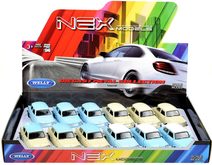 WELLY Auto retro model Trabant 601 10cm volný chod kov 4 barvy