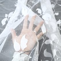 Oblouková záclona Tereza 160x500 cm bez řasící pásky