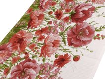 Bavlněné vaflové piké květy