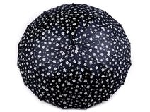 Dámský vystřelovací deštník květy