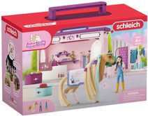 Kůň + panenka žokejka plast 20cm v krabici