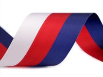 Stuha trikolora Česko šíře 50 mm návin 10 metrů