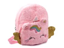 Dětský batoh jednorožec plyšový 28x32 cm