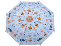 Dětský vystřelovací deštník duha, dino, raketa, kočka