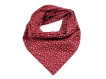 Bavlněný šátek s drobnými květy 70x70 cm