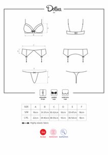 Sexy set Delicanta top & panties