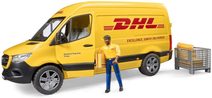 BRUDER 02670 Auto Mercedes-Benz Sprinter DHL set s řidičem a doplňky