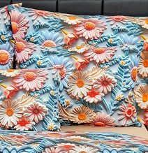 Prodloužené 5D povlečení 140x220, 70x90cm Sedmikráska