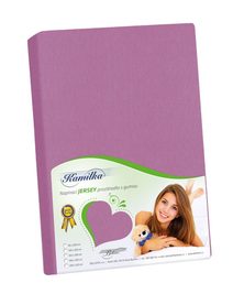 Prostěradlo jersey Fialová /022