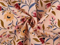 Bavlněná látka / plátno květy METRÁŽ