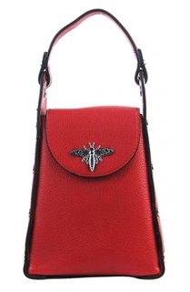 Menší dámská kabelka crossbody / do ruky červená