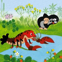 Puzzle 3x55 dílků Krtek a kalhotky (Krteček) 18x18cm skládačka 3v1