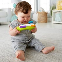 FISHER PRICE Pejskův hudební baby přehrávač na baterie Světlo Zvuk CZ