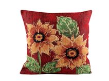 Gobelínový povlak na polštář lemovaný kroucenou šňůrou 45x45 cm