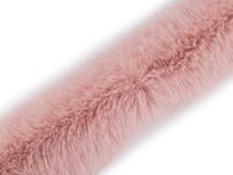 Našívací oděvní / dekorační kožešina plochá šíře 9 cm METRÁŽ