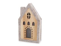 Filcový domeček svítící