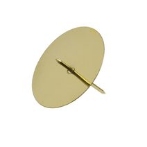 Kovový zvonek 11 cm - zelená