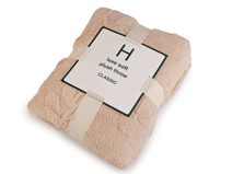 Deka plyšová, listy 150x200 cm