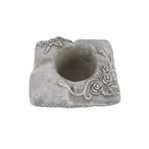 Cementový obal k osázení X5938 - 16 × 16 × 6,5 cm