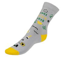 Ponožky Nejlepší dědeček na světě Šedá,Žlutá,Zelená Nejlepší dědeček na světě