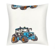 Polštářek ELLÍK - dětský motiv Modrá,Šedá,Bílá 7023/081 35x40 cm