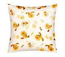 Polštářek ELLÍK - dětský motiv Hnědá,Béžová 7023/038 35x40 cm