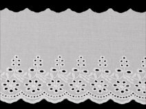 Bavlněná madeira - štykování šíře 13 cm metráž