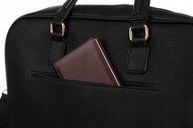 Peterson černá elegantní dámská taška na notebook a dokumenty