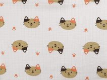 Bavlněná plenkovina / mušelín tučňák METRÁŽ