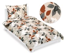 Povlečení bavlněné Oranžová,Šedá,Béžová 90/807