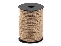 Jutová šňůra kroucená Ø4 mm metráž
