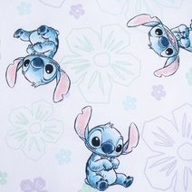 JERRY FABRICS Povlečení Lilo and Stitch Ohana White Bavlna, 140/200, 70/90 cm