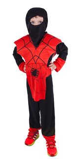 Kostým pro děti NINJA pavouk, vel. M