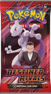 Hra Pokémon TCG SV10 Destined Rivals booster set 10 karet v sáčku