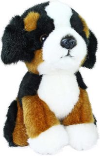 Pes salašnický bernský sedící 18cm exkluzivní kolekce