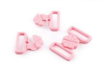 Plavkové zapínání šíře 17 mm plastové 5 párů