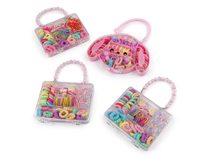 Mini gumičky a sponky do vlasů v boxu