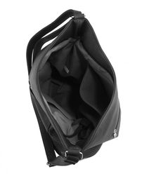 Velká tmavě šedá dámská crossbody kabelka s čelní kapsou