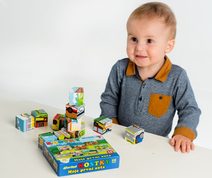 VIGA DŘEVO PolarB Balanční věž baby puzzle 11dílků *DŘEVĚNÉ HRAČKY*