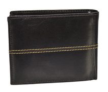 Černá lakovaná dámská kožená peněženka v dárkové krabičce