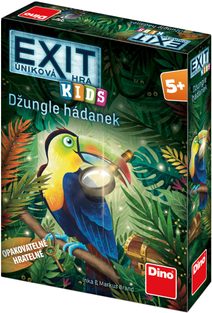 DINO Hra úniková exit pro děti Džungle hádanek *SPOLEČENSKÉ HRY*