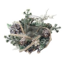 Svícen na jednu svíčku P2368 - 32 × 33 cm