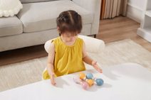 Telefon baby Maamaa žirafa dětský veselý tlačítkový mobil na baterie Světlo Zvuk