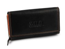 Dámská kožená peněženka 9,5x17 cm