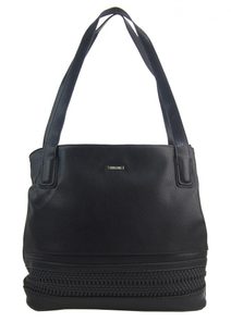 Moderní velká crossbody kabelka 74-MH černá